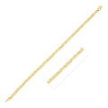 14k Yellow Gold Braided Herringbone Bracelet (3.20 mm)