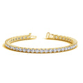 Emira Diamond Bracelet Lab-Grown Round Diamonds in 14K Yellow Gold