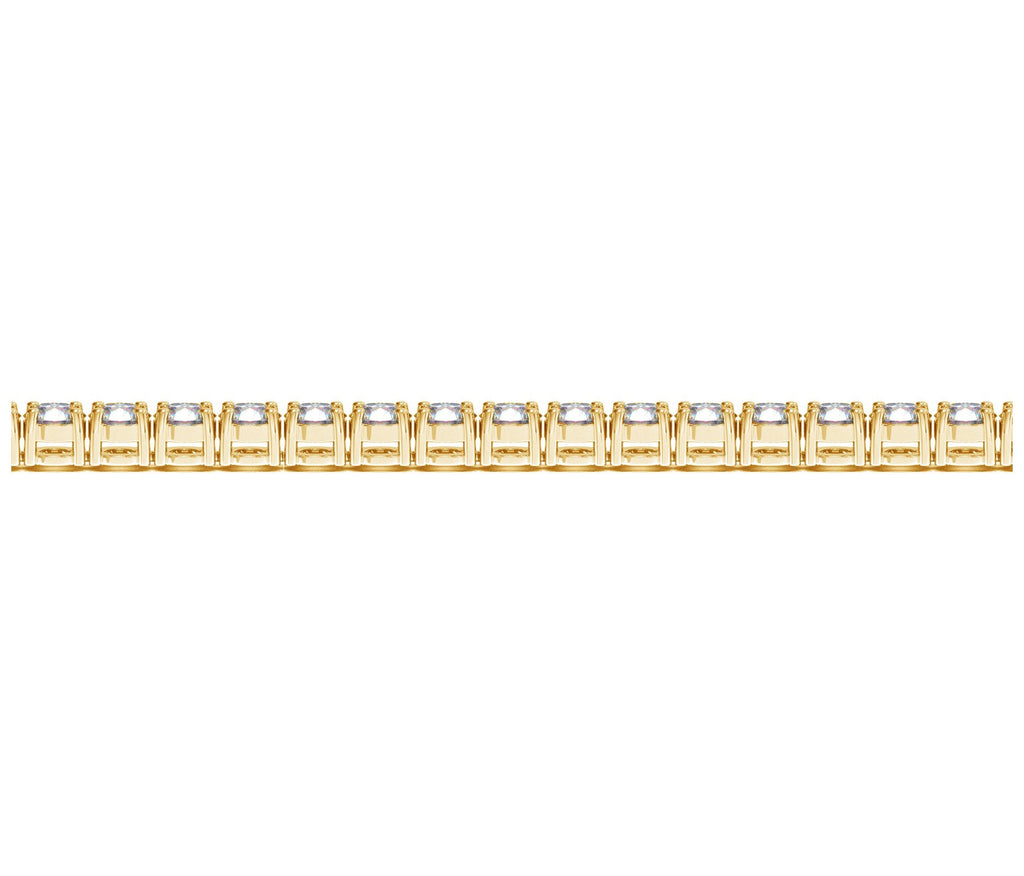 Emira Diamond Bracelet Lab-Grown Round Diamonds in 14K Yellow Gold