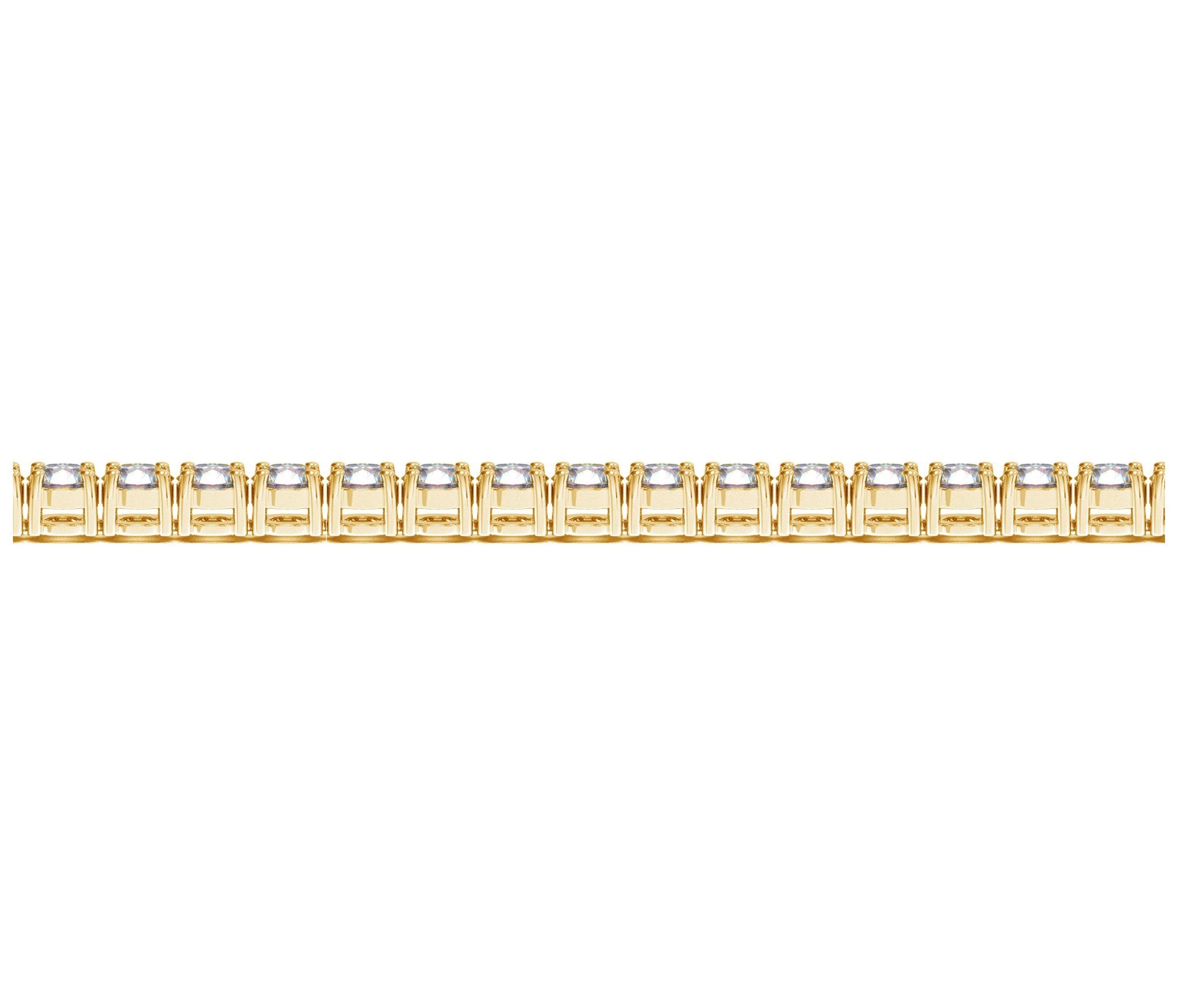 Emira Diamond Bracelet Lab-Grown Round Diamonds in 14K Yellow Gold