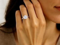 3 Carat Round Lab Grown IGI G/VS1 Diamond Solitaire Ring in 10K White Gold