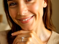 1 Carat Emerald Cut Lab Grown Diamond Solitaire Ring in 10K White Gold | IGI Certified G VS1