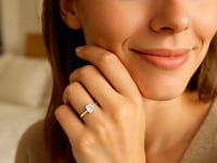 1 Carat Emerald Cut Lab Grown Diamond Solitaire Ring in 14K Yellow Gold | IGI Certified G VS1